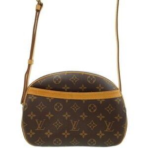 Louis Vuitton Monogram Leather Blois Shoulder Bag Brown